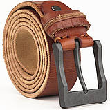 Ремінь чоловічий Vintage 20071 Рудий, фото 5