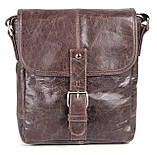 Сумка SHVIGEL 00855 з натуральної шкіри Коричнева, фото 2