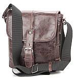 Сумка SHVIGEL 00855 з натуральної шкіри Коричнева, фото 5