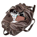 Сумка дорожня Grande Pelle 11044 Коричнева, фото 9