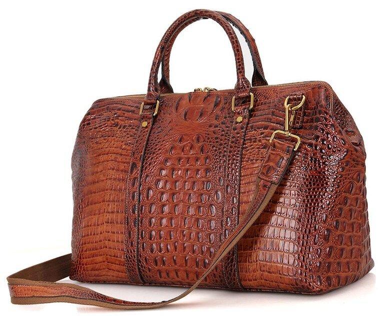 Сумка дорожня Vintage 14397 Коричнева, фото 1