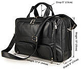 Сумка чоловіча Vintage 14379 Чорна, фото 3