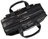 Сумка чоловіча Vintage 14379 Чорна, фото 6