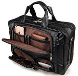 Сумка чоловіча Vintage 14379 Чорна, фото 7