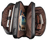 Сумка чоловіча Vintage 14379 Чорна, фото 10