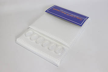 Шторка для ванної широка 240x180 см однотонна біла 5314/white