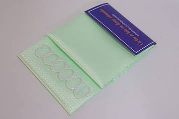 Шторка для ванної широка 240x180 см однотонна світло-зелена 5314/lightgreen