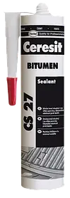 Герметик бітумний Ceresit CS27 чорний 300мл