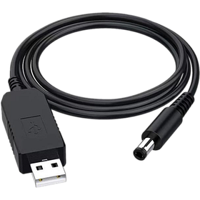 Кабель 2Е USB-A-DC 1 м Black (2E-CCAD12-BK)