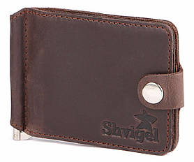 Затискач для купюр SHVIGEL 13786 Коричневий