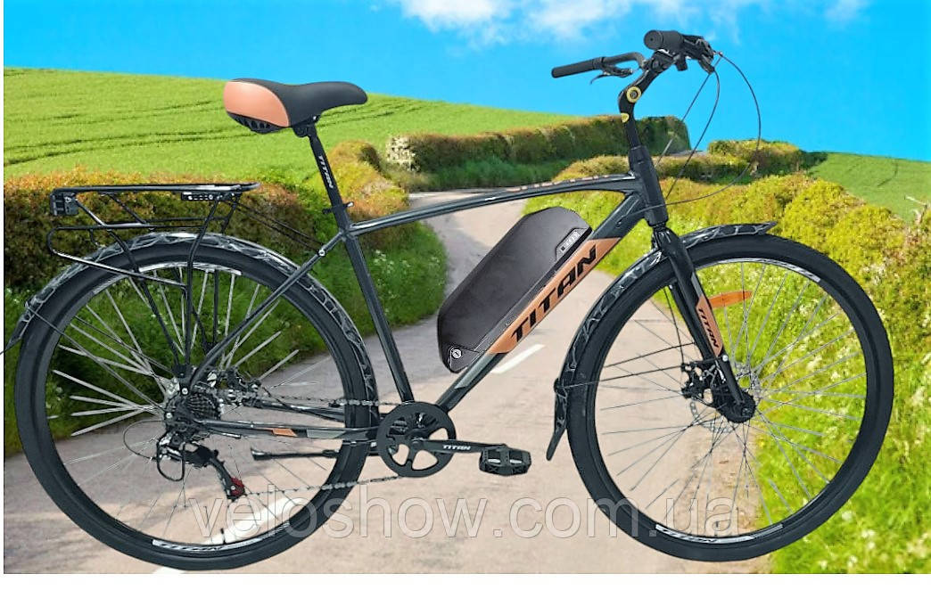 Електровелосипед алюмінієвий 28 Chester 500 W, 48V10AH, 18A мотор MXUS швидкісний міський чоловічий дорожній унісекс Titan