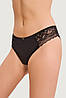 Жіночі мереживні труси бразиліана чорні Leilieve 4500, фото 5