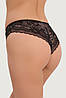 Жіночі мереживні труси бразиліана чорні Leilieve 4500, фото 7