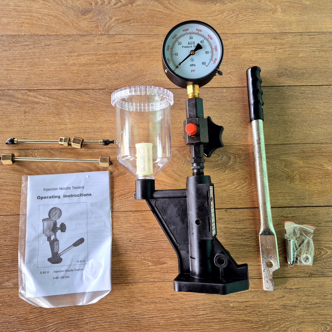 Стенд для перевірки форсунок манометр 400