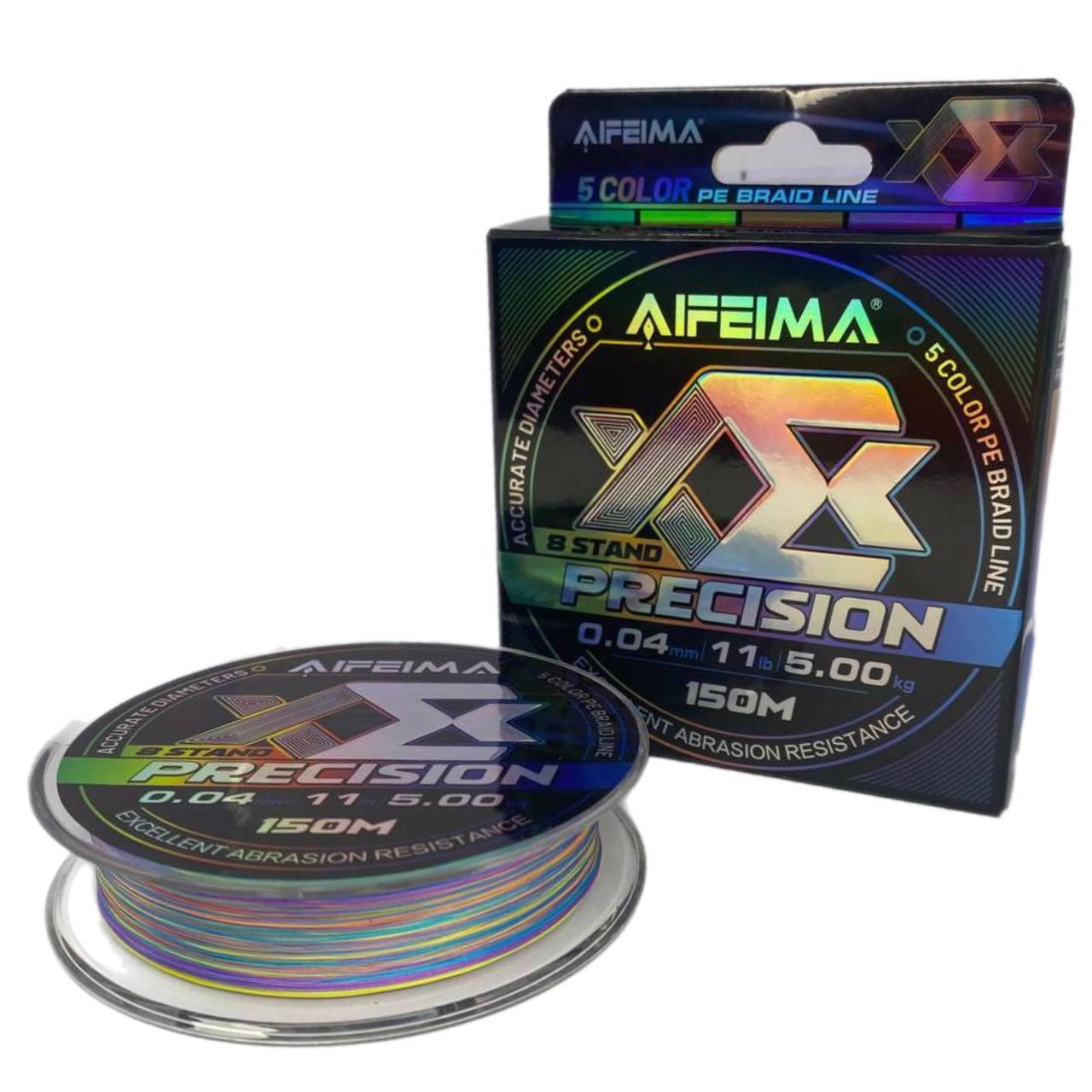 Шнур Feima Precision 8X 150м 5 Color PE Braid Line 0,04 мм/5.00кг