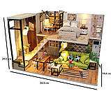 Румбокс Романтична Скандинавська Вілла DIY Romantic Nordic Villa Інтер'єрний конструктор Roombox M-030, фото 8