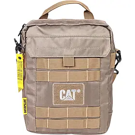 Сумка чоловіча з відділенням для планшета CAT Combat Namib піщана (84036;558)