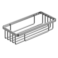 Настінна металева полиця для ванної кімнати