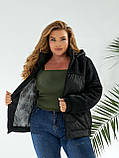 Жіноча весняна куртка великого розміру новинка 2025, фото 4