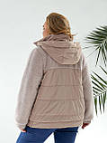 Жіноча весняна куртка великого розміру новинка 2025, фото 7