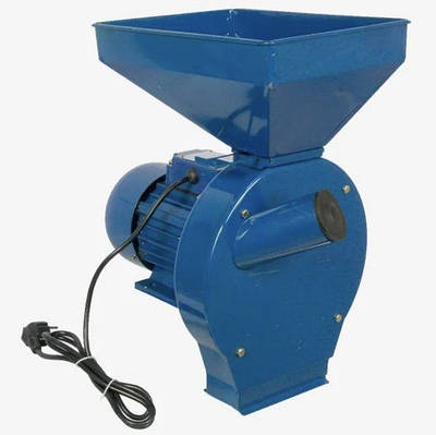Кормоподрібнювач-зернодробарка електричний ДТЗ ( 2900 Вт / 2900 об/хв / продуктивність 250 кг/год )