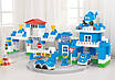 Дитячий конструктор поліцейський участок ігровий набір 180 деталей будівлі фігурки машинки вертоліт дорога знаки, фото 3
