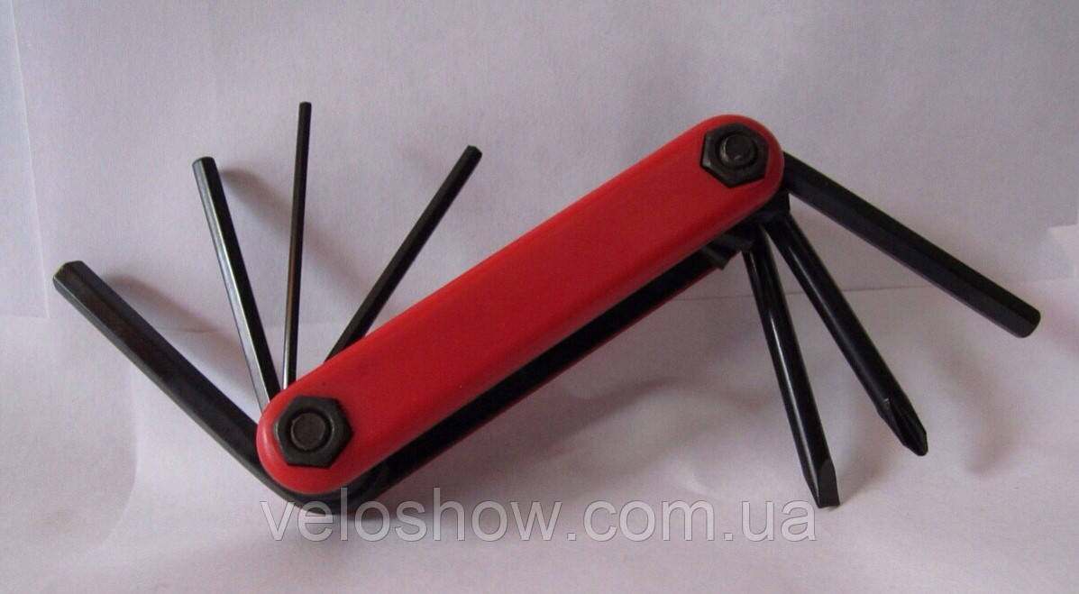 Набір ключів для велосипеда шестигранники універсальний, фото 1