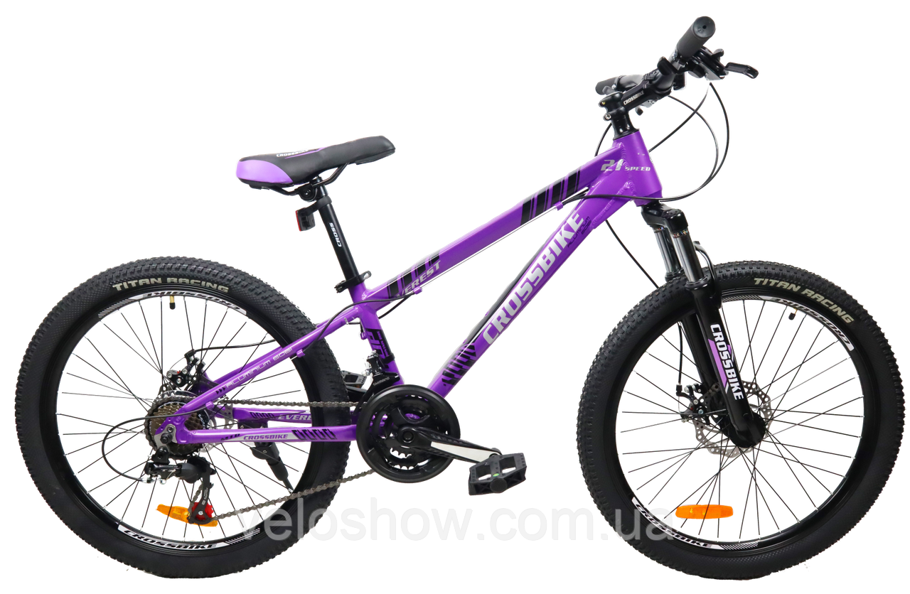 Гірський підлітковий 24 Everest Crossbike алюмінієвий велосипед