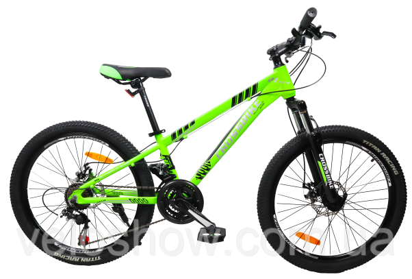 Гірський підлітковий 24 Everest Crossbike алюмінієвий велосипед