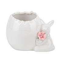 Ємність для зберігання "Пасхальна ніжність" 7 см, колір білий (кераміка)
