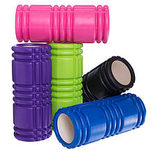 Ролер для йоги та фітнесу 33 см, масажний діаметр 14,5 см, FI-6277