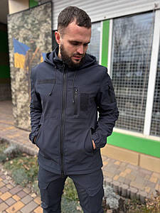 Куртка КОRКА softshell BASIC, gen1, темно-синя