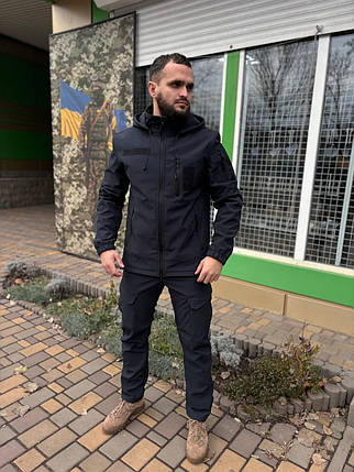 Куртка КОRКА softshell BASIC, gen1, темно-синя, фото 3