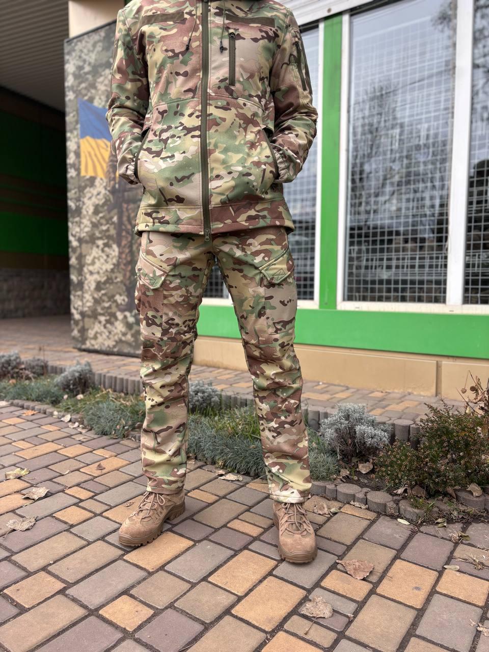 Штани Softshell мультикам