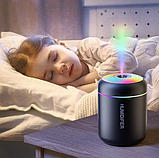 Ефірний дифузор для ефірних олій масел USB міні. Аромадифузор ароматизатор для дому автомобіля машини Чорний, фото 6