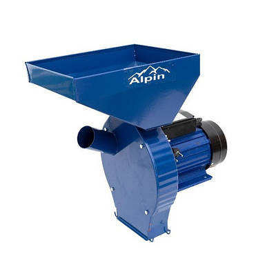 Кормоподрібнювач-зернодробарка електричний ALPIN ( 3100 Вт / 3000 об/хв / продуктивність 260 кг/год )
