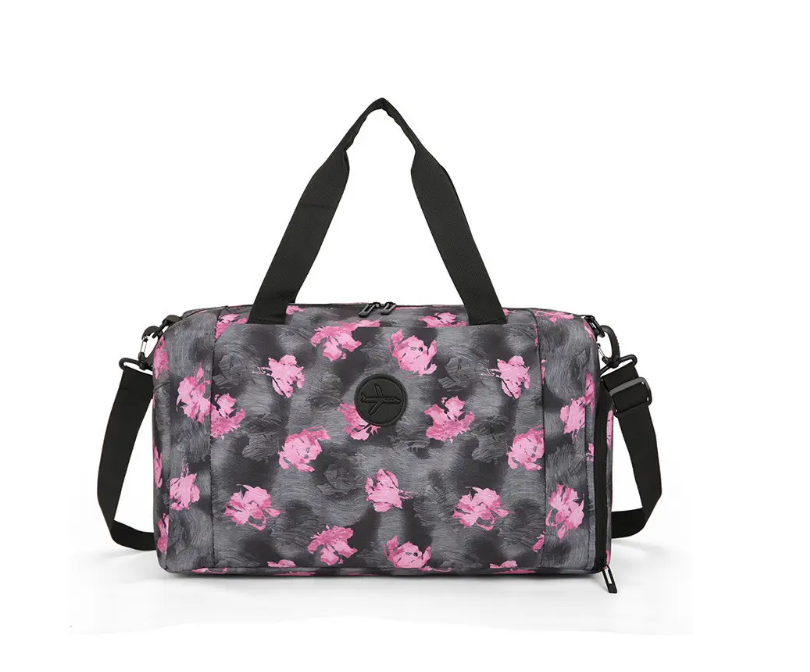 Сумка жіноча спортивна з відділенням для взуття сіра 146С, фото 1