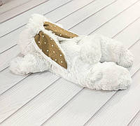 Дитячий теплий чоловічок Зайка з вушками на капюшоні хвостик відстібається 56-62 см для новонародженного