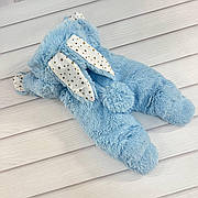 Дитячий теплий чоловічок Зайка з вушками на капюшоні хвостик відстібається 56-62 см для новонародженного