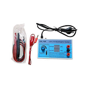 Тестер світлодіодів LED ламп підсвічування BLINK з регулюванням напруги та чотири режима струму