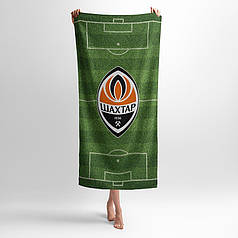Рушник з принтом «Шахтар. Поле успіху. Shakhtar Donetsk. Field of Success»