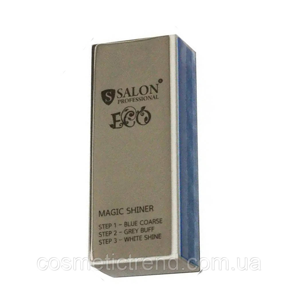 Баф-полірувальник для нігтів 4-сторонній Salon Professional ECO MAGIC SHINER