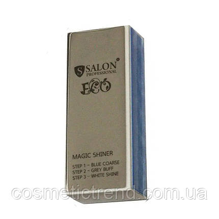 Баф-полірувальник для нігтів 4-сторонній Salon Professional ECO MAGIC SHINER, фото 1