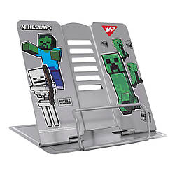 Підставка для книг Yes Minecraft  метал сіра