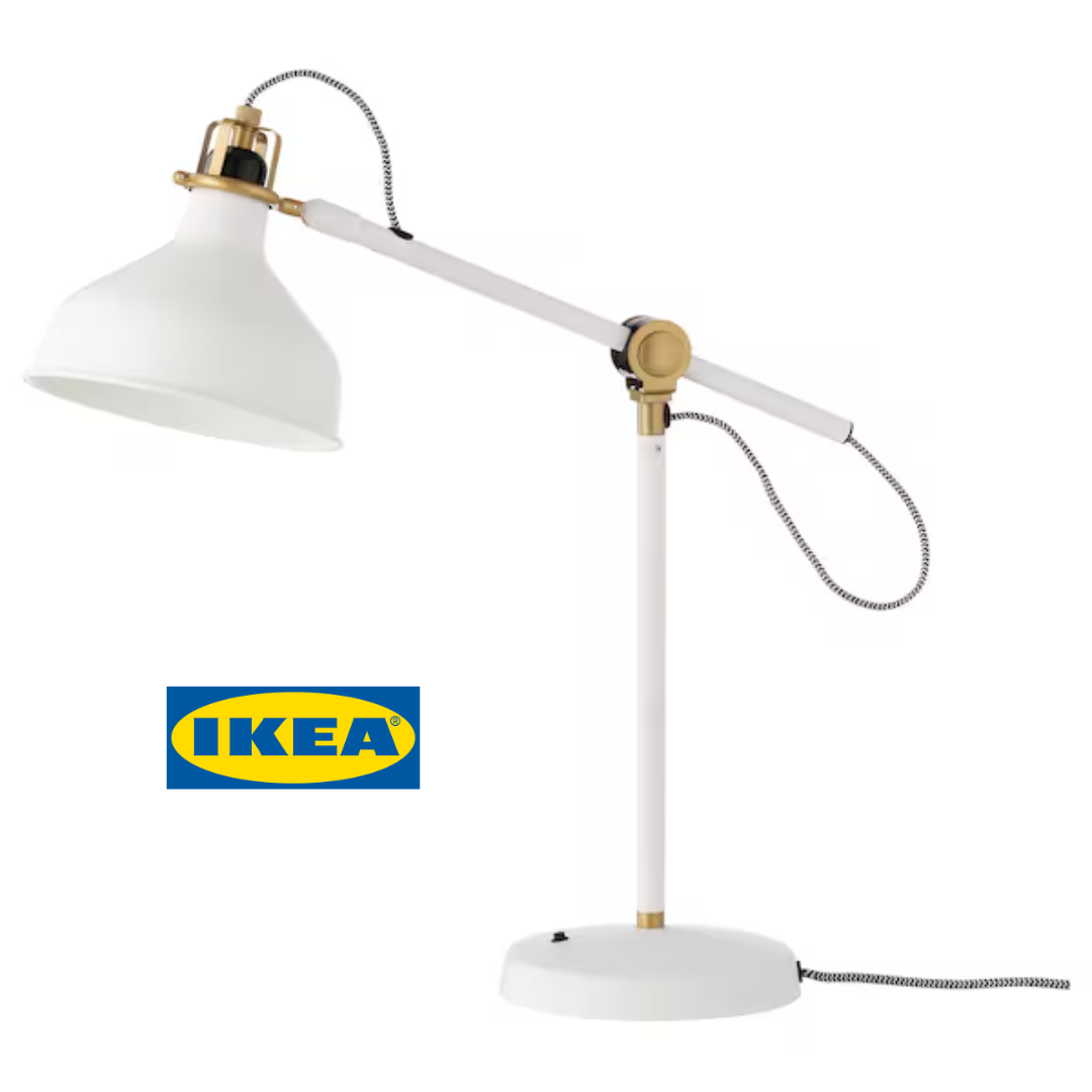Настільна лампа IKEA RANARP Кремова 302.313.15
