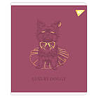 Зошит YES Luxure doggy 24 аркушів лінія, 10 шт/уп., фото 5