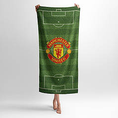 Рушник з принтом «Манчестер Юнайтед. Поле успіху. Manchester United. Field of Success»
