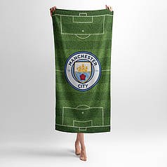 Рушник з принтом «Манчестер Сіті. Поле успіху. Manchester City. Field of Success»