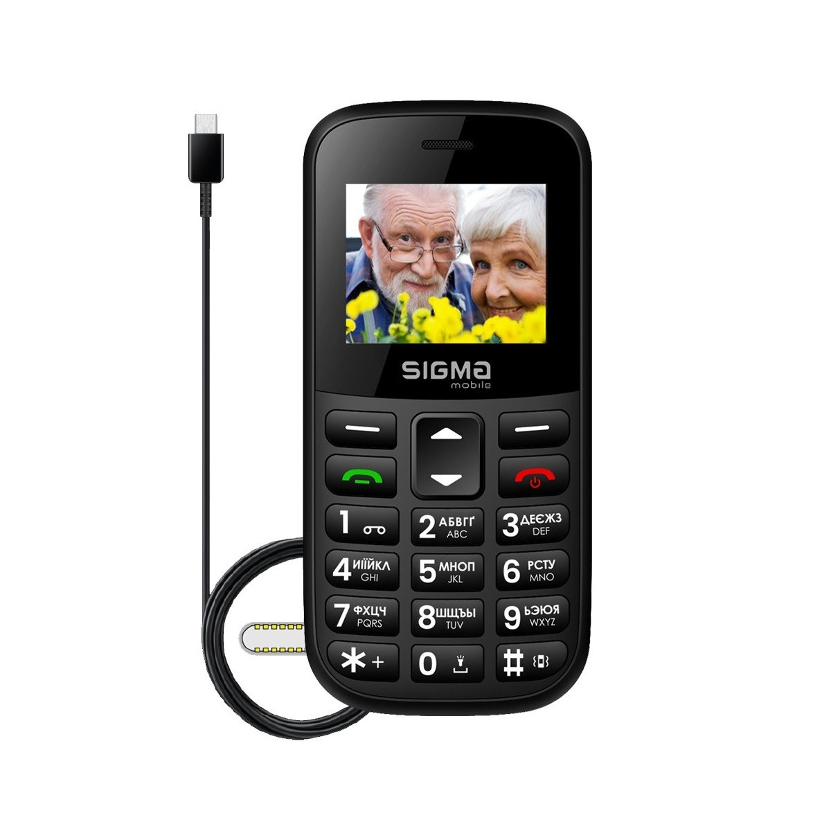 Мобільний телефон Sigma mobile Comfort 50 Easy Black (4827798585214), фото 1