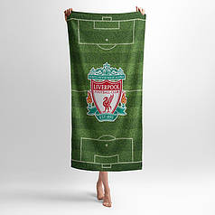 Рушник з принтом «Ліверпуль. Поле успіху. FC Liverpool. Field of Success»